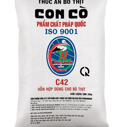 Bao PP dệt đựng thức ăn con cò