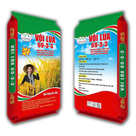 Bao ghép màng OPP đựng bột vôi