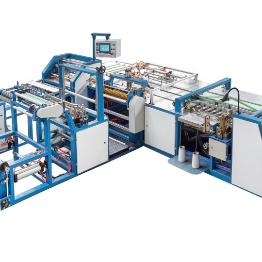 Máy cắt may tự động lồng túi PE